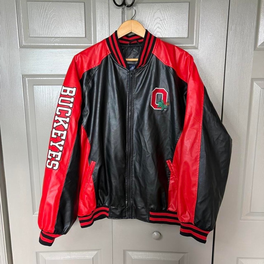 Ohio State buckeyes varsity jacket Size XL steve and barry sportswear college